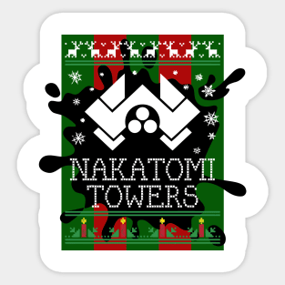 Die Hard Nakatomi Towers Christmas Sticker